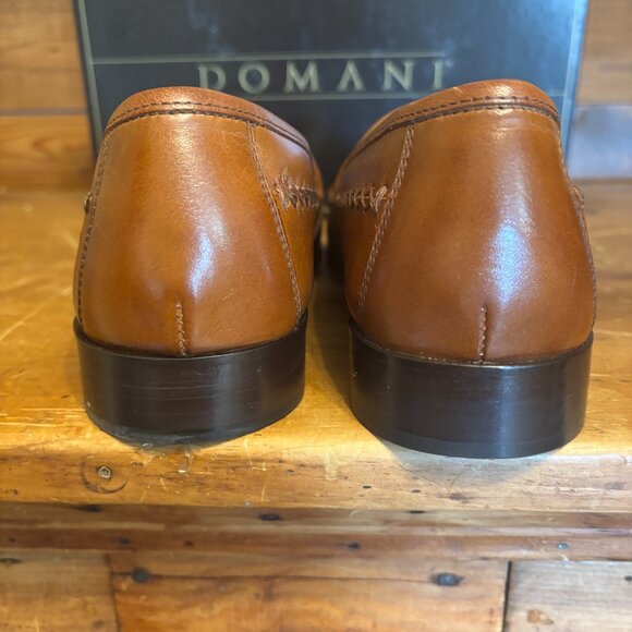 New Domani Leather Tasseled Loafers - Picture 5 of 8